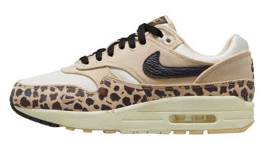 Nike WMNS Air Max 1 87 Leopard Sesame/Velvet Brown-Coconut Milk FV6605-200