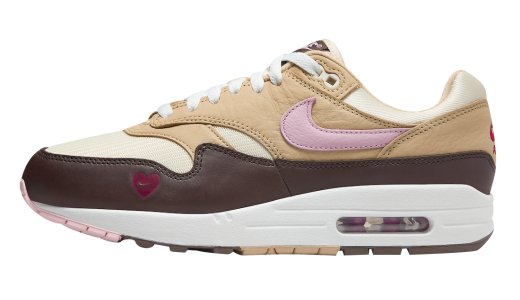 Nike WMNS Air Max 1 Valentine's Day Sail/Light Soft Pink-Coconut Milk-Varsity Red-Baroque Brown FZ4346-200