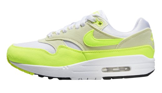 Nike WMNS Air Max 1 Volt Suede White/Volt-Sea Glass-Black DZ2628-100