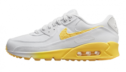 Nike WMNS Air Max 90 Citrus Pulse White/Citrus Pulse-Alabaster-Sail FJ4548-100