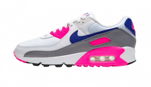 Nike WMNS Air Max 90 Concord White/Concord-Pink Blast-Vast Grey CT1887-100