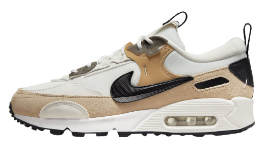 Nike WMNS Air Max 90 Futura White Tan Black White/Tan-Black DM9922-002