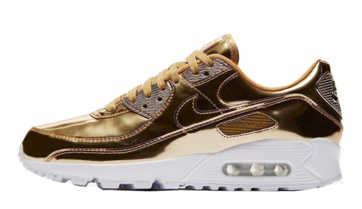 Nike WMNS Air Max 90 Metallic Gold Metallic Gold/Metallic Gold-Club Gold CQ6639-700