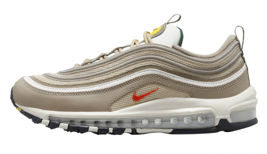 Nike WMNS Air Max 97 Athletic Company Khaki Khaki/Picante Red-Sesame-Sail FD0357-247