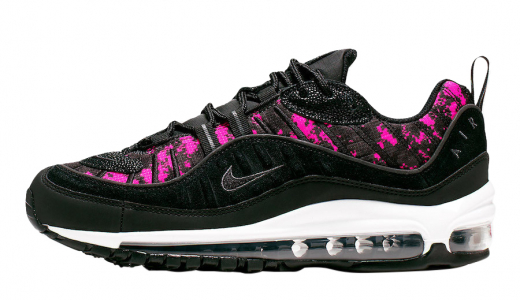 Nike WMNS Air Max 98 Pink Digital Pixel Black/Black-Hyper Pink CI2672-001