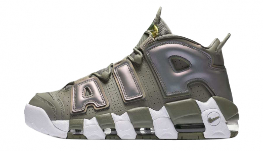 Nike WMNS Air More Uptempo Shine Dark Stucco/White-Black 917593-001