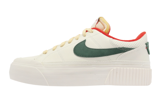 Nike WMNS Court Legacy Lift Sail Noble Green Sail/Noble Green-picante Red FD0355133