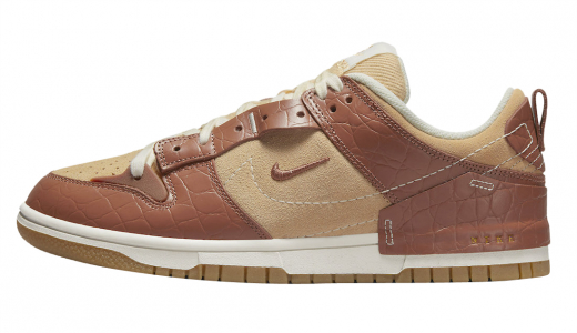 Nike WMNS Dunk Low Disrupt 2 Brown Croc Tan/Brown DV1026-215