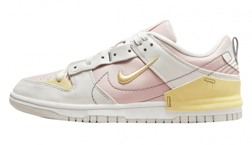 Nike WMNS Dunk Low Disrupt 2 White Pink Yellow White/Pink-Yellow DV4024-001