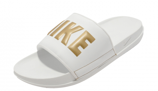 Nike WMNS Offcourt Slide Summit White Metallic Gold Summit White/Metallic Gold BQ4632105