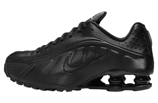 Nike WMNS Shox R4 Black Black/Black-Max Orange AR3565-004