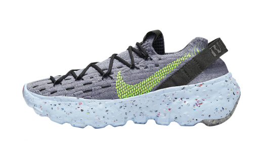 Nike WMNS Space Hippie 04 Grey Volt Wolf Grey/Volt-Black-Dark Smole Grey CD3476-001