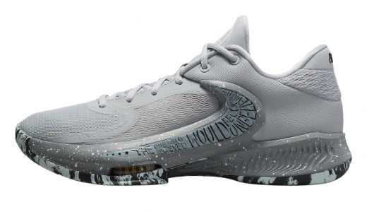 Nike Zoom Freak 4 Etched In Stone Wolf Grey/White-Cool Grey-Black DJ6149-004