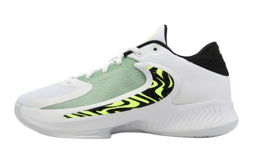 Nike Zoom Freak 4 GS White Barely Volt White/White-black-barely Volt DQ0553100