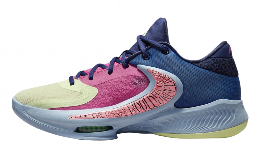 Nike Zoom Freak 4 Unbelievable Dark Marina Blue/Barely Volt-Pink Gaze DO9680-400