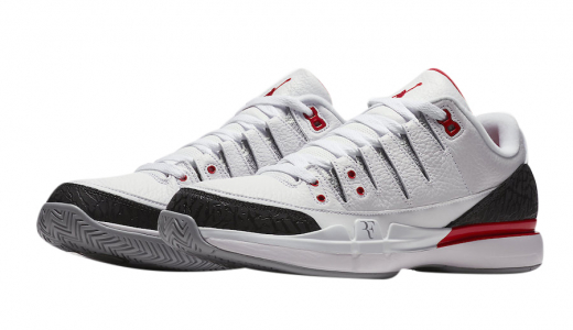 Nike Zoom Vapor RF AJ3 Fire Red White/Fire Red-Silver-Black 709998-106