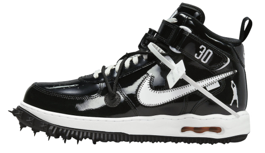 Off-White x Nike Air Force 1 Mid Sheed Black/White-White DR0500-001