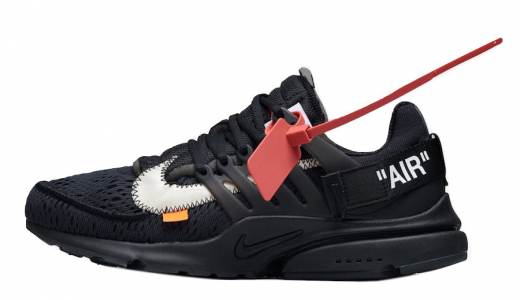 OFF-WHITE x Nike Air Presto Black Black/White-Cone AA3830-002