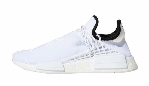 Pharrell x adidas NMD Hu White Core White/Core White-Core Black GY0092