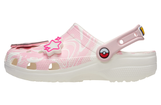 Pokémon x Crocs Classic Clog Jigglypuff Soft Pink/White 210243-90H