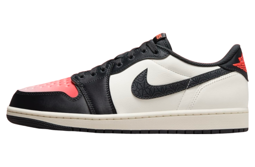 PSG x Air Jordan 1 Low OG Sail/Off Noir-Infrared 23-Pink Oxford HF8828-100