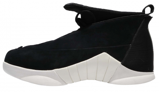 PSNY x Air Jordan 15 Black Suede Black/Sail 921194-011