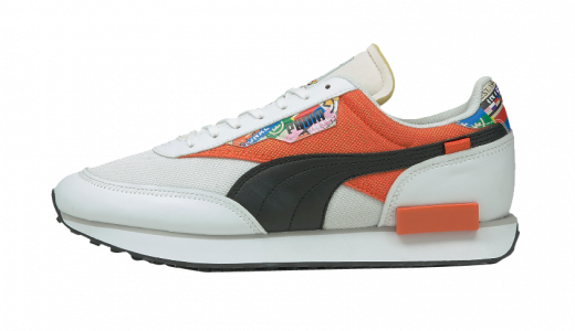 PUMA Future Rider INTL Game Puma White/Tigerlily 37597101