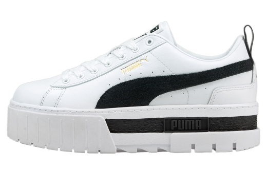 Puma Mayze Leather WMNS White / Black White/Black 381983-01