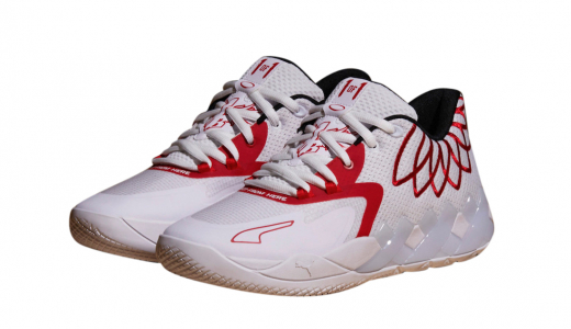 PUMA MB.01 Lo White Bright Red White/Bright Red 376941-10