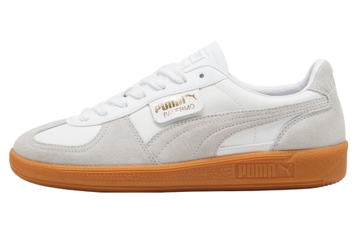 Puma Palermo Leather White / Glacial Gray / Gum White/Glacial Gray/Gum 396464-12