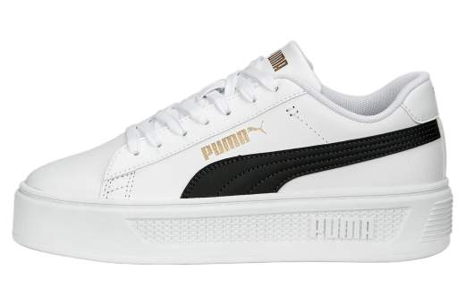 Puma Smash Platform V3 WMNS White / Black White/Black/Gold 390758-04