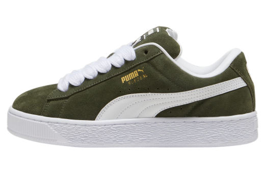 Puma Suede Xl Dark Olive / White Dark Olive/White 395205-13