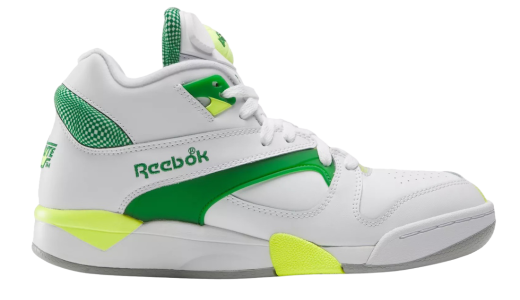 Reebok Court Victory Pump Michael Chang Footwear White/Glen Green-Solar Acid Yellow 100203282