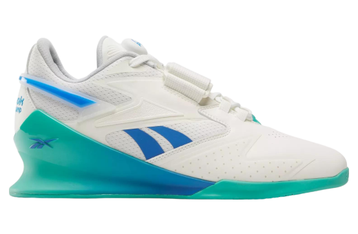 Reebok Legacy Lifter III Chalk / Unleashed Green Chalk/Unleashed Green/Kinetic Blue 100201520