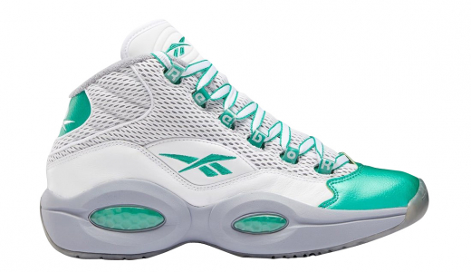 Reebok Question Mid Gridiron Philadelphia Eagles White/Court Green-Cool Shadow FZ3993