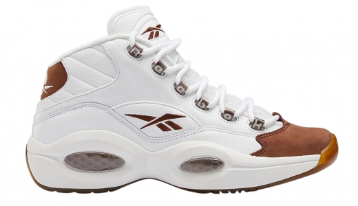 Reebok Question Mid Mocha Toe Footwear White/Footwear White-Brush Brown GX0241