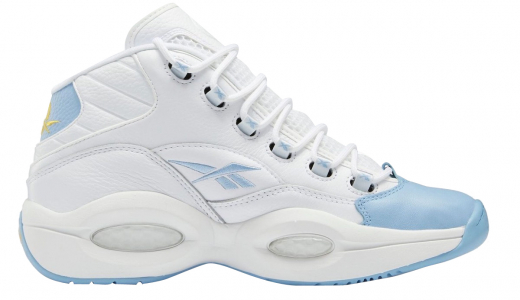 Reebok Question Mid On To The Next Footwear White/Fluid Blue-Toxic Yellow GW8854