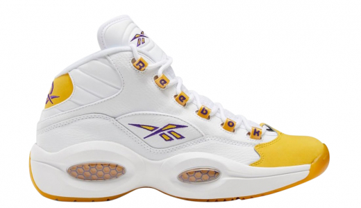 Reebok Question Mid Yellow Toe White/Yellow Thread-Ultra Violet FX4278