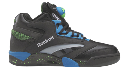 Reebok Shaq Victory Pump Pump Universe Core Black/Energy Blue-Solar Lime H06491