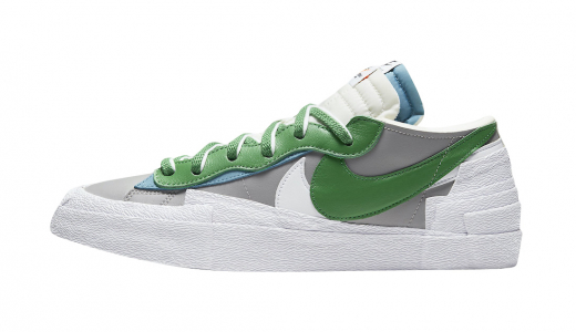 sacai x Nike Blazer Low Classic Green Medium Grey/Classic Green-White DD1877-001