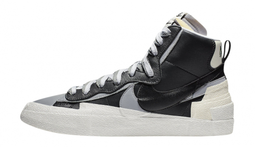 Sacai x Nike Blazer Mid Black Wolf Grey Black/Wolf Grey BV0072-002