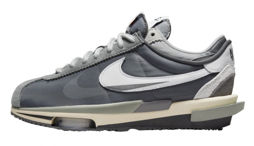 sacai x Nike Cortez Iron Grey Iron Grey/Dark Grey-White DQ0581-001