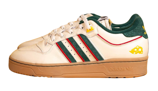 Shake x adidas Rivalry Low 414 Day Cream/Green IH3150