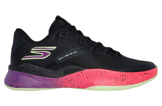 Skechers SKX Nexus Black / Purple / Pink Black/Purple-Pink-Volt 253015-BPPK