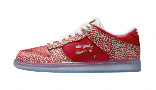 Stingwater x Nike SB Dunk Low Magic Mushroom University Red/White DH7650-600