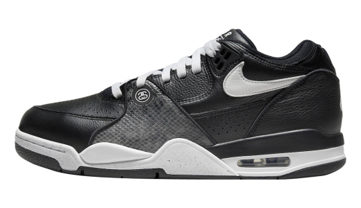 Stussy x Nike Air Flight 89 Black Black/White-White FD6475-001