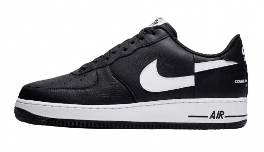 Supreme x Comme Des Garçons x Nike Air Force 1 Low Black Black/White AR7623-001