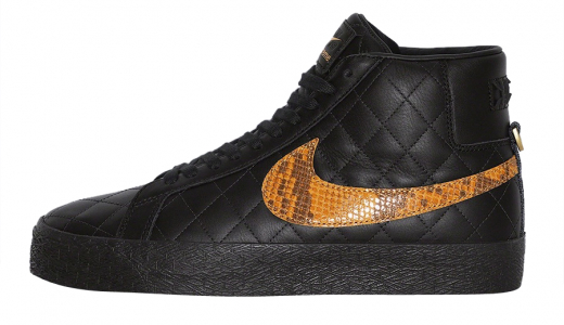 Supreme x Nike SB Blazer Mid Quilted Black Black/Black DV5078-001