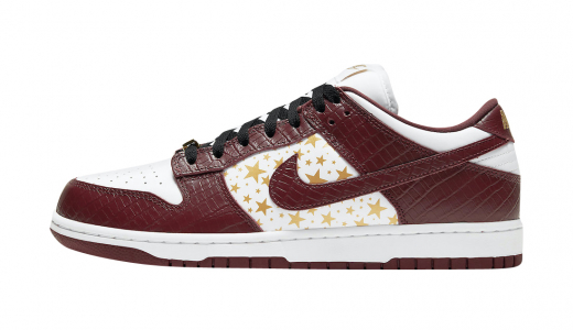 Supreme x Nike SB Dunk Low Barkroot Brown White/Metallic Gold-Barkroot Brown DH3228-103