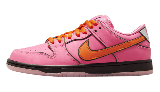 The Powerpuff Girls x Nike SB Dunk Low Blossom Lotus Pink/Digital Pink-Medium Soft Pink FD2631-600